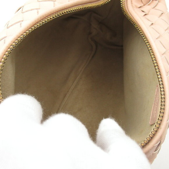 Bottega Veneta handbag leather pink beige - Picture 5 of 10